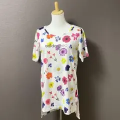 adidas neo レディース半袖シャツ スポーツ ヨガウェア