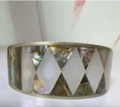 アバロンシェル/白蝶貝のバングル　メキシコ産　希少