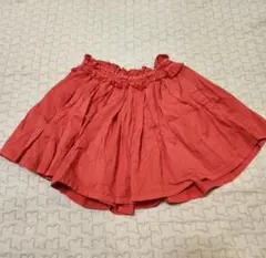 branshes 赤 フレアキュロットスカート 90