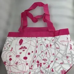 IKEA GRÖNMASSA エコバッグ ピンクのサムネイル
