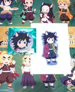 鬼滅の刃 ナンジャタウン 缶バッジ ステッカー 冨岡義勇