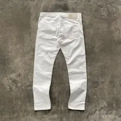 ジースターロウ 3301 ホワイトデニム スリム テーパード ストレッチ W34