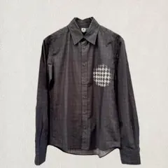 ANREALAGE シャツ ニット地デザイン サイズ46のサムネイル