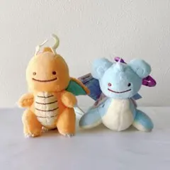 ポケモンセンター　へんしんメタモン　ラプラス　カイリュー　ぬいぐるみ　マスコットのサムネイル