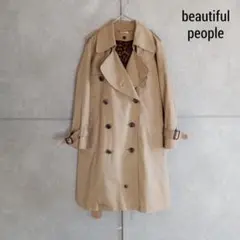 beautiful people トレンチコート　日本製　X1312のサムネイル