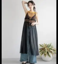 【前後着用可能】2WAYチュールキャミワンピース LOWRYS FARM