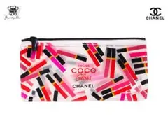 シャネル ノベルティ クリアポーチ COCO ルージュココグロス CHANEL