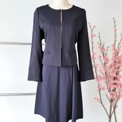 美品✨25ss現行【カールパークレーン 】セレモニー　セットアップ スカート　紺