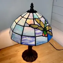ステンドランプ　トンボ　株式会社三越製作所 三越製作所 ステンドグラスランプ／卓上ランプ／テーブルランプ