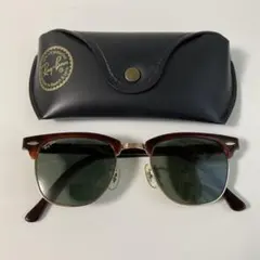 Ray-Ban ビンテージ　クラブマスター　サングラス ブラウン　ボシュロム