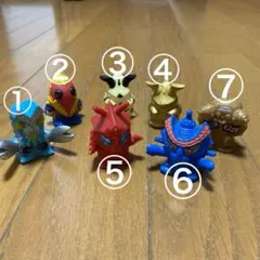 ウルトラマン怪獣　指　人形セット