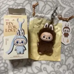 POPMART LABUBU PIN FOR LOVE ラブブ イニシャル L