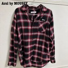 Azul by MOUSSY チェック柄ネルシャツ