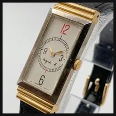 【新品電池】agnès b. アニエスベー★腕時計 スクエア レディースのサムネイル