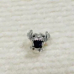 PANDORA スティッチ シルバー ハートチャーム