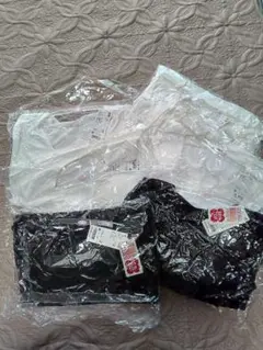 【新品】ユニクロ・М・ヒートテックブラUネックT（八分袖）6枚セット