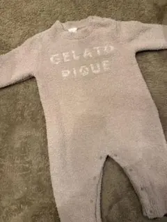 ジェラートピケ/80-90/もこもこカバーオール