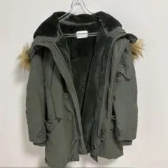 【美品】moussy　モッズコート　ファー付き　ボアライナー付き　あったか素材