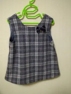 SLAPSLIP パープル　ワンピース　ジャンパースカート　サイズ80　双子