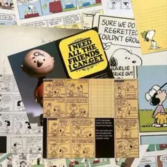 H74 スヌーピー紙もの20枚セット （洋書切り離し・日めくりカレンダー）