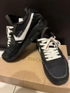 OFF-WHITE × NIKE AIR MAX 90 BLACK
