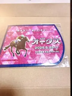 JRA 東京競馬場 限定 ゼッケン風コースター 天皇賞 秋 ドウデュース