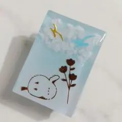シマエナガ　クリップ式マグネット　①