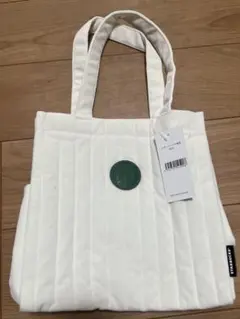 STARBUCKS スターバックス ホワイトキルティング トートバッグ 未使用