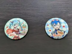 初音ミク　KAITO　缶バッジ