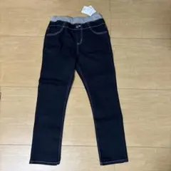タグ付き★ベルメゾン　ジータ デニムパンツ (ゆったり)130sizeのサムネイル
