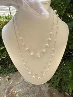 極美品】K18 パール ロング ネックレス | Mercari