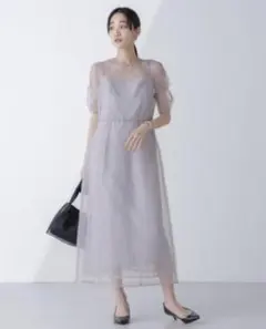 【新品未使用品】ナノユニバース　結婚式ワンピース　シフォン