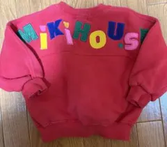 ミキハウス トレーナー 80 ロゴトレーナー 旧タグ 激レア