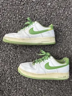 Nike Air Force 1 ホワイト/グリーン