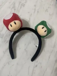 スーパーキノコ/1UPキノコ カチューシャ