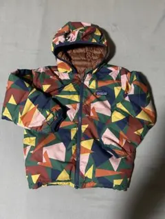 パタゴニア キッズ　リバーシブル　ダウン　ジャケット　コート5T