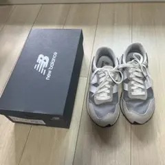 new balance スニーカー グレー/ホワイト