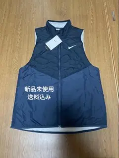 新品 L ナイキ ランニングベスト サーマ レペル 中綿ベスト ランニング