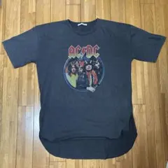 AC/DC グラフィックオーバーサイズTシャツ ダークグレー - メルカリ