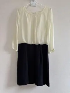 ナチュラルビューティベーシック　切り替えワンピース