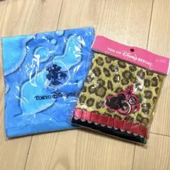 ディズニー　ミニタオル　ウォッシュタオル　ミニー　ミッキー　未使用品