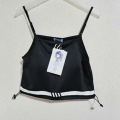 【新品未使用タグ付き】しまむら ぬた コラボ キャミソール Mサイズ 黒