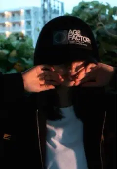 Age Factory／メッシュキャップ Age Factory メッシュキャップ ホワイト/ブラック Age Factory