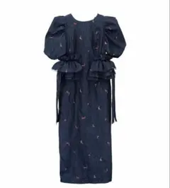 【完売新品タグ付き】ANDRESD blossom frill dress