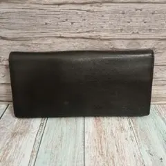 Calvin Klein 長財布 がま口財布 レザー ブラック