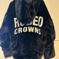 RODEO CROWNS ブラックファージャケット