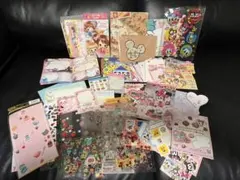 平成レトロ　シール　メモ帳　レターセット