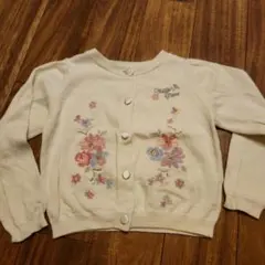 ★maoさま専用★　メゾピアノ　100 アイボリー 花柄刺繍 カーディガン