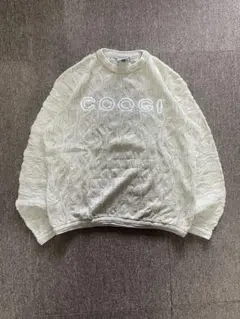 希少 90s ~ COOGI 3Dニット 単色 100%cotton Y2K
