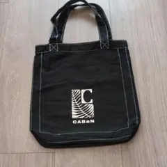 CABaN キャンバス トートエコバッグ ブラック